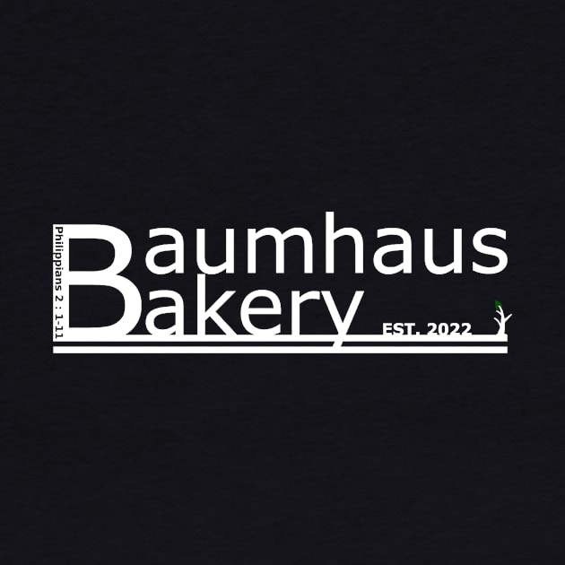 Baumhaus Bakery Logo White by Baumhaus